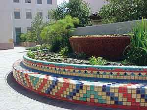 Tiled Pond at Los Angeles Metropolitan Water District